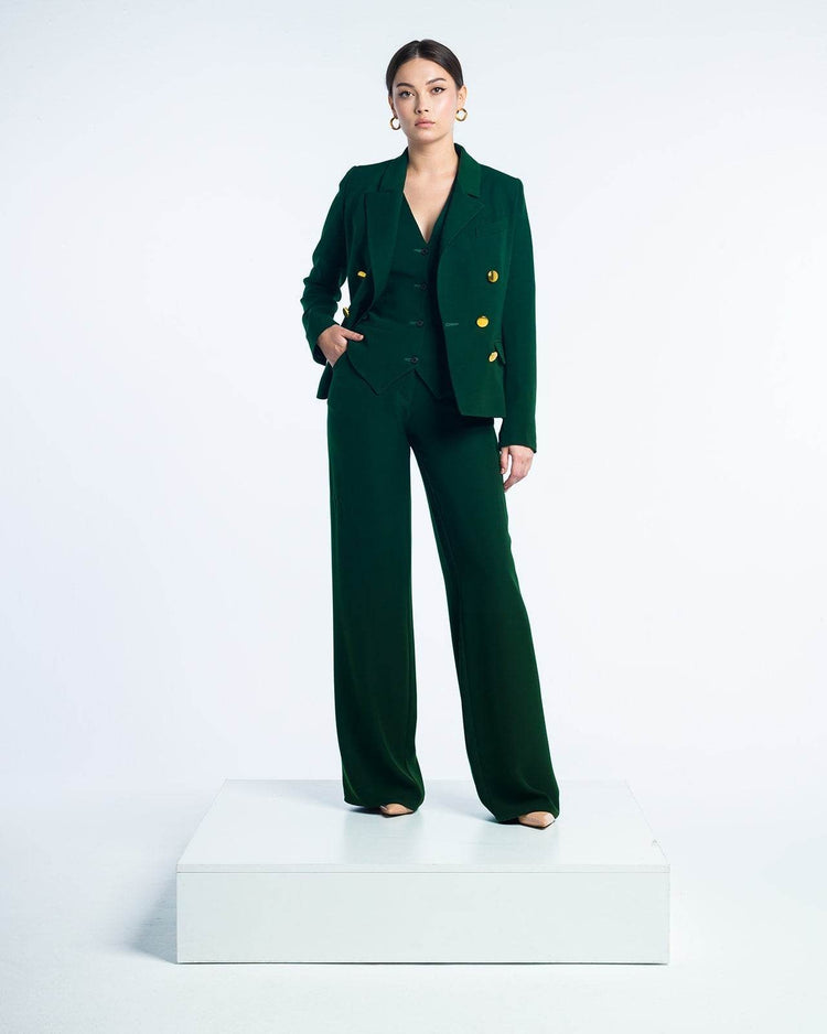 TEXTURED DOUBLE-BREASTED SUIT - MOONMAINS EGY