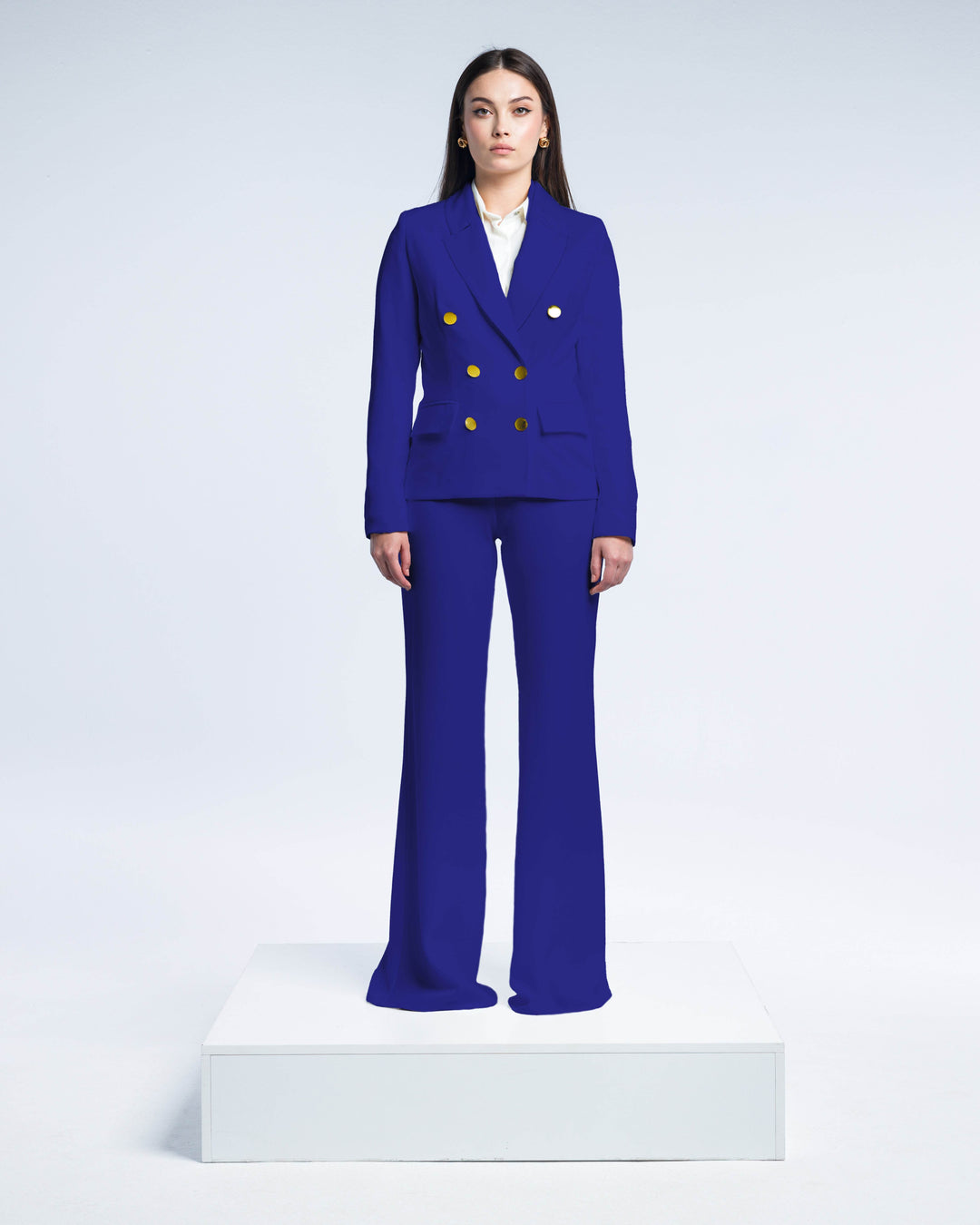 TEXTURED DOUBLE-BREASTED SUIT - MOONMAINS EGY