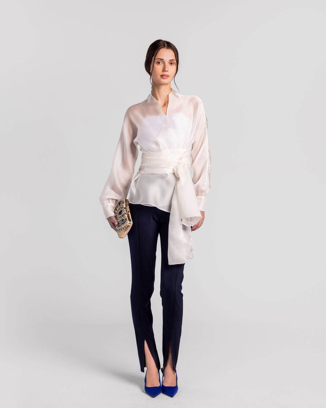 Embrace Wrap Blouse - MOONMAINS EGY