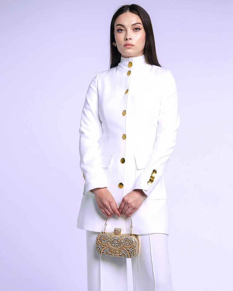 SPANISH BELTED BLAZER - MOONMAINS EGY