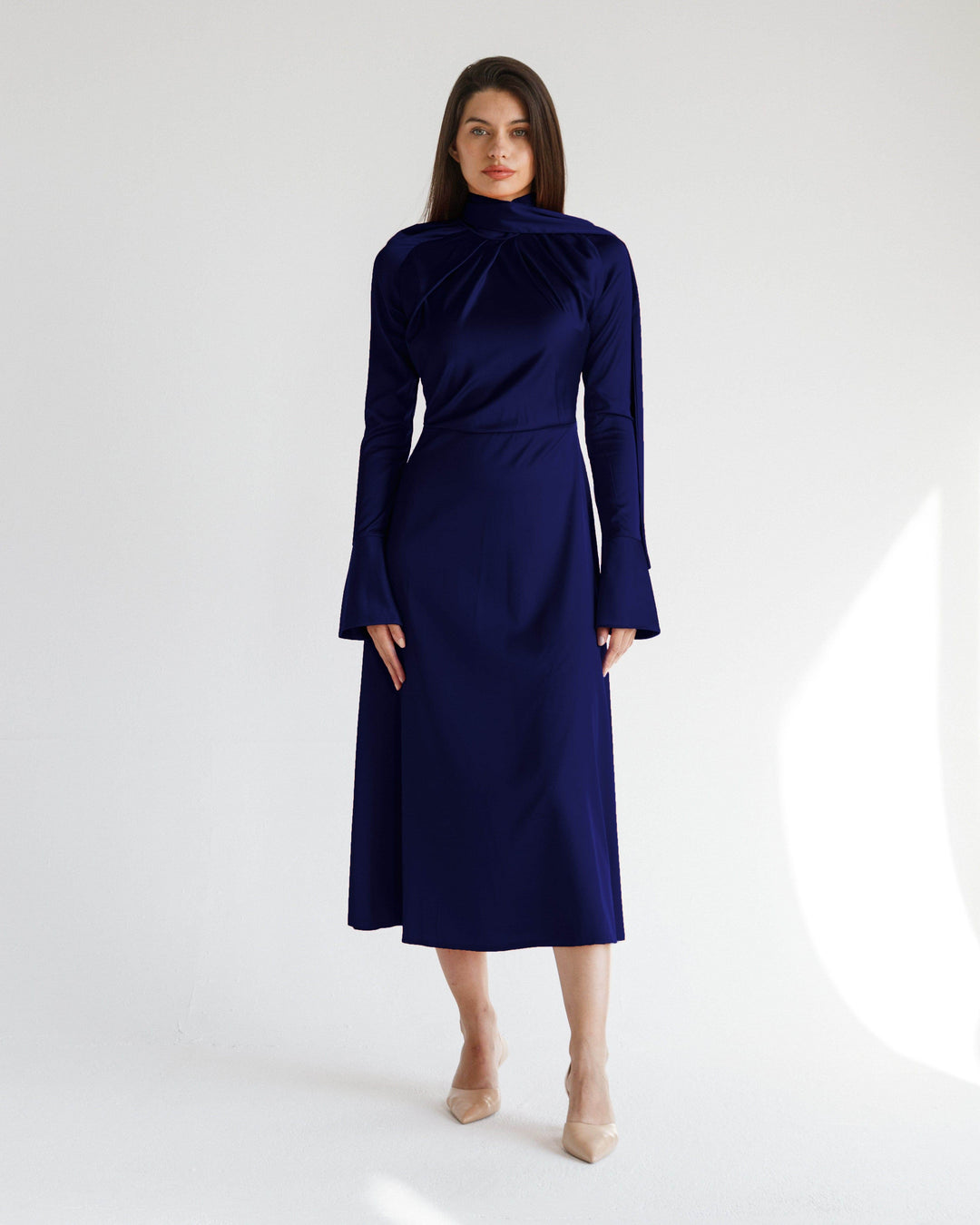 ROSARA SATIN DRESS - MOONMAINS EGY