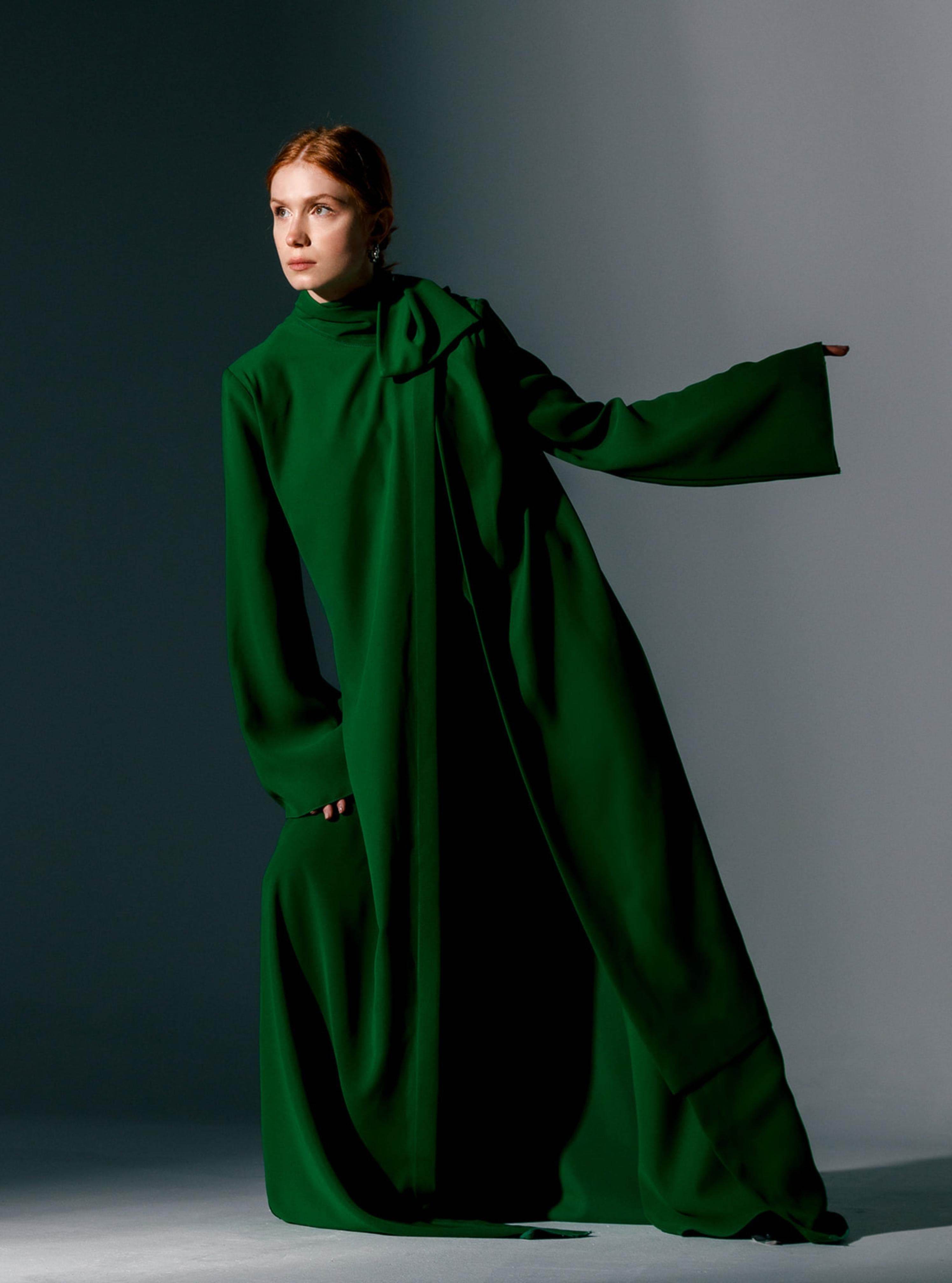 Dallie CREPE SILK GOWN - MOONMAINS EGY