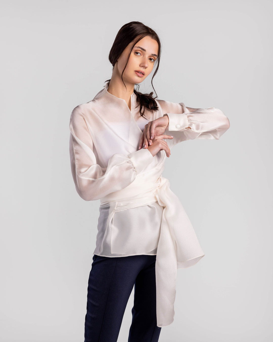 Embrace Wrap Blouse - MOONMAINS EGY