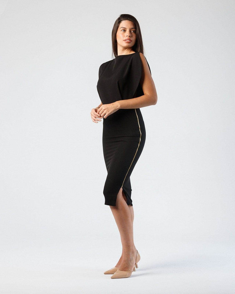 BUTTERFLY ZIP-DETAIL MINIDRESS - MOONMAINS EGY