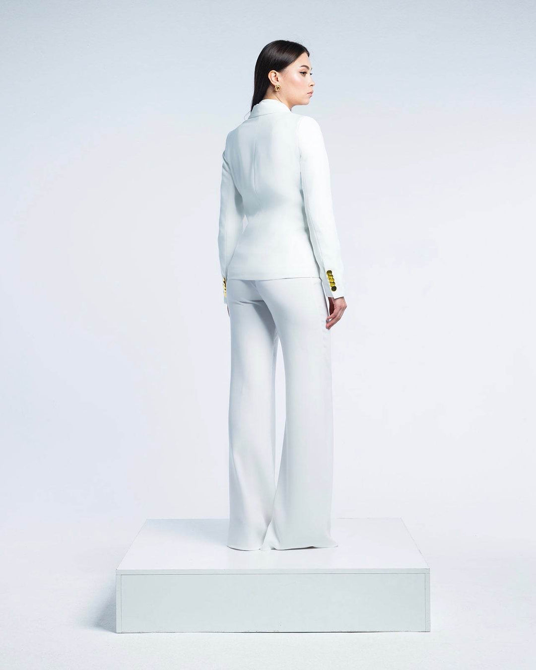 TEXTURED DOUBLE-BREASTED SUIT - MOONMAINS EGY