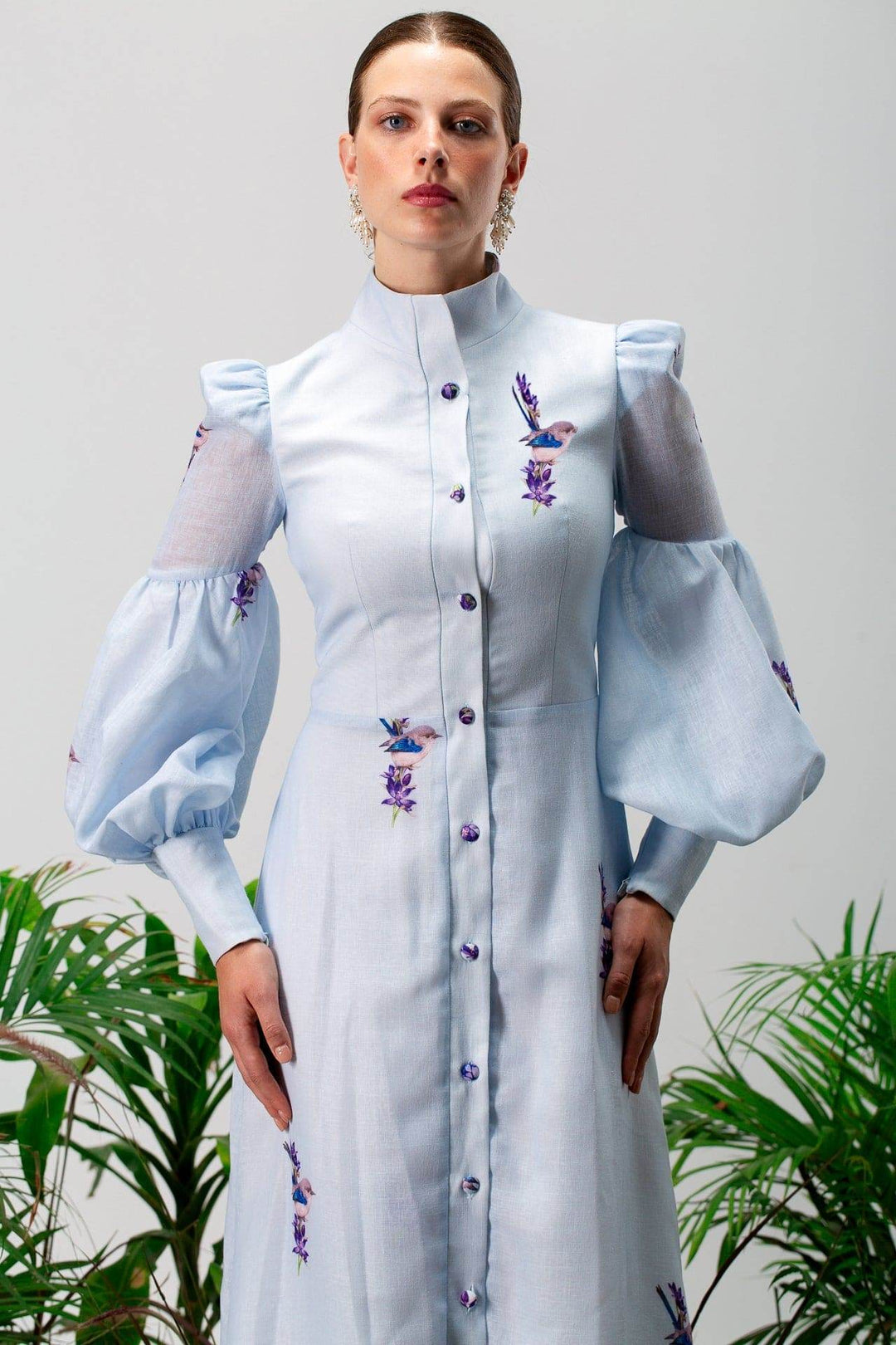 Malessia long sleeves maxi dress - MOONMAINS EGY