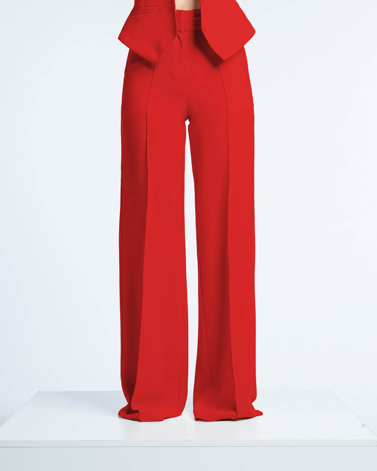HIGH RISE WIDE LEG TROUSERS - MOONMAINS EGY