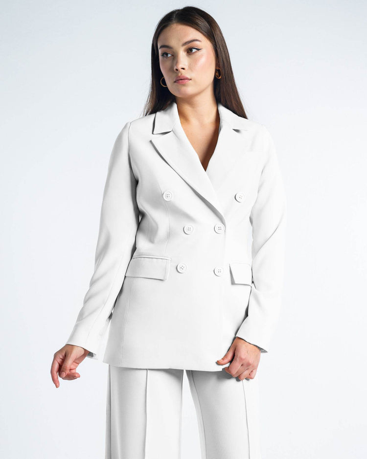 DOUBLE BREASTED BLAZER - MOONMAINS EGY
