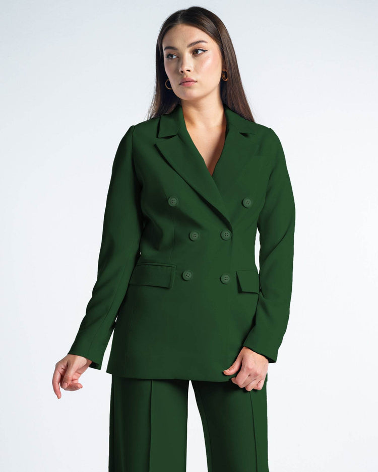 DOUBLE BREASTED BLAZER - MOONMAINS EGY