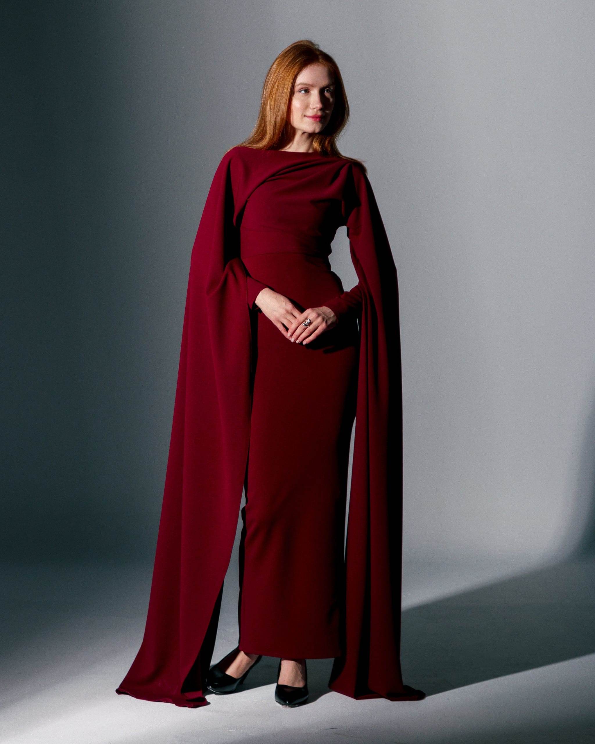 ELIANA CAPE DRESS - MOONMAINS EGY