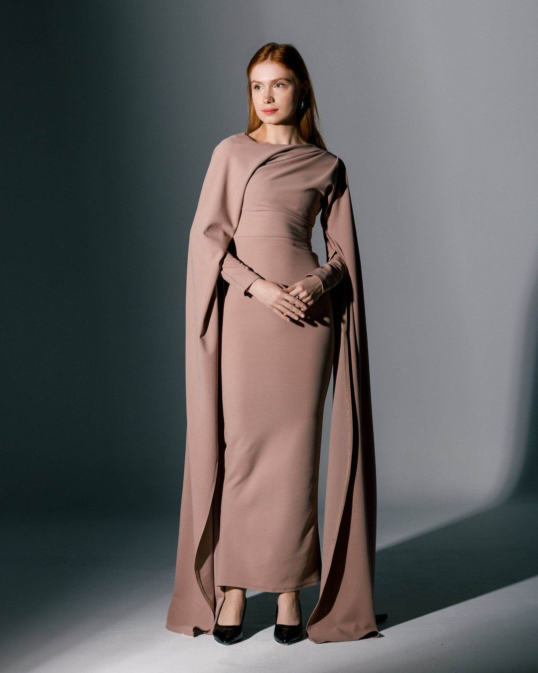ELIANA CAPE DRESS - MOONMAINS EGY