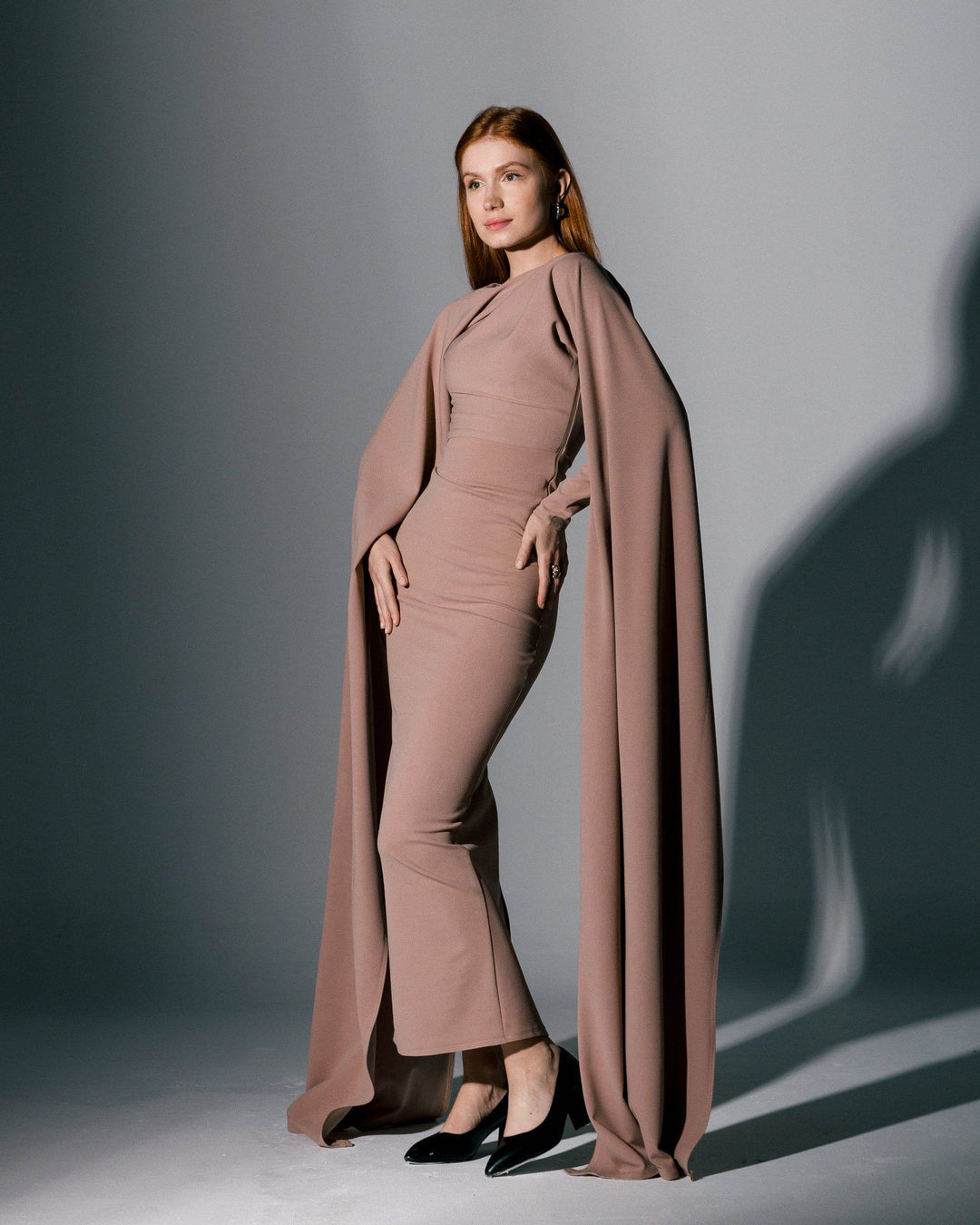 ELIANA CAPE DRESS - MOONMAINS EGY