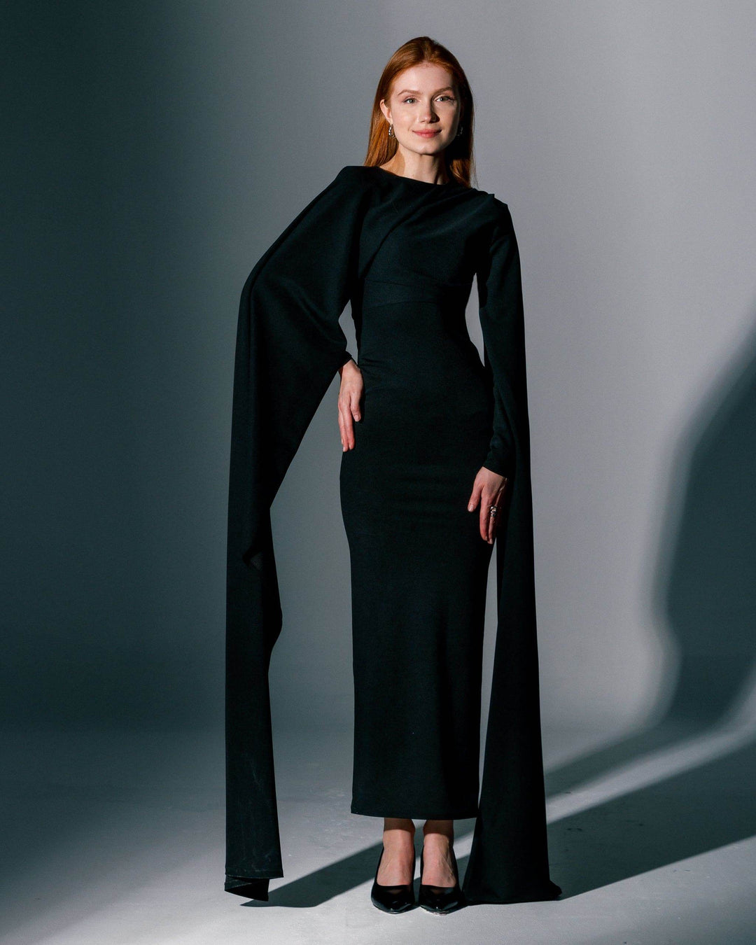 ELIANA CAPE DRESS - MOONMAINS EGY