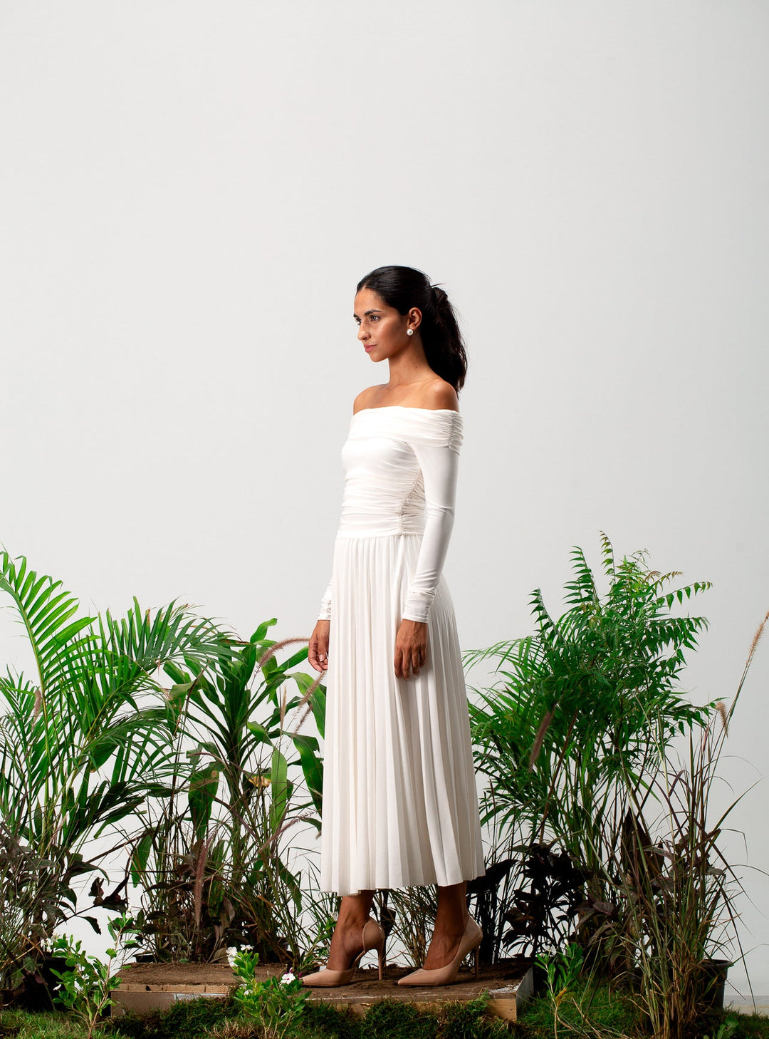 Meliora Long-Sleeve Maxi Dress